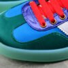 GUCCI X GAZELLE SHOES BLUE_CLOUD WHITE_GREEN_RED