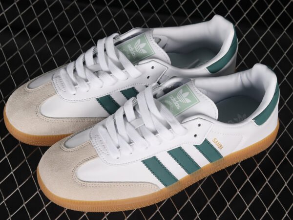 SAMBA OG SHOES CLOUD WHITE_COLLEGIATE GREEN_VAPOUR GREEN