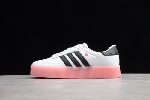 SAMBAROSE SHOES WHITE_BLACK_PINK