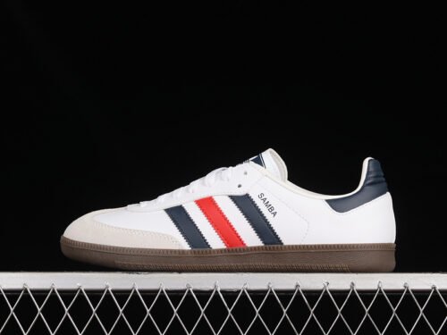 SAMBA VEGAN OG SHOES CLOUD WHITE_CORE BLACK_RED