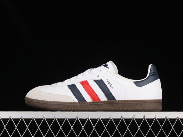 SAMBA VEGAN OG SHOES CLOUD WHITE_CORE BLACK_RED