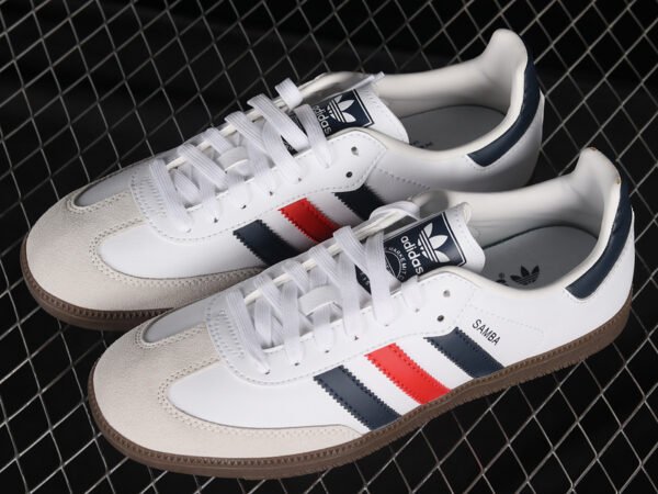 SAMBA VEGAN OG SHOES CLOUD WHITE_CORE BLACK_RED