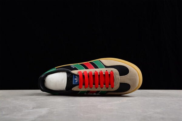 GUCCI X GAZELLE SHOES CORE BLACK_GREEN_BROWN-RED