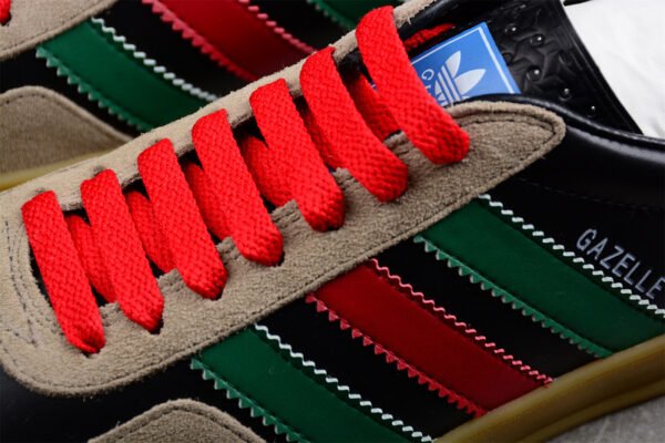 GUCCI X GAZELLE SHOES CORE BLACK_GREEN_BROWN-RED