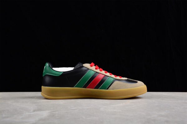 GUCCI X GAZELLE SHOES CORE BLACK_GREEN_BROWN-RED