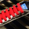 GUCCI X GAZELLE SHOES GOLD_CORE BLACK_RED