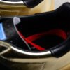 GUCCI X GAZELLE SHOES GOLD_CORE BLACK_RED