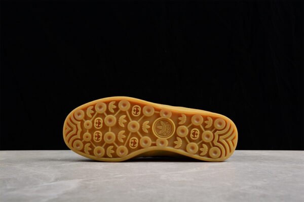 GUCCI X GAZELLE SHOES GOLD_CORE BLACK_RED