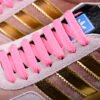 GUCCI X GAZELLE SHOES LIGHT PINK_GOLD_CORE BLACK