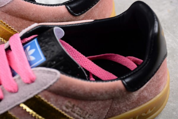 GUCCI X GAZELLE SHOES LIGHT PINK_GOLD_CORE BLACK