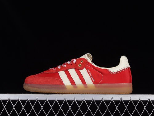 WALES BONNER X SAMBA SHOES COLLEGIATE ORANGE_ECRU TINT_COLLEGIATE ORANGE