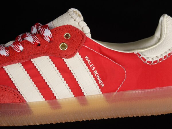 WALES BONNER X SAMBA SHOES COLLEGIATE ORANGE_ECRU TINT_COLLEGIATE ORANGE