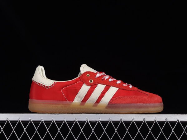 WALES BONNER X SAMBA SHOES COLLEGIATE ORANGE_ECRU TINT_COLLEGIATE ORANGE
