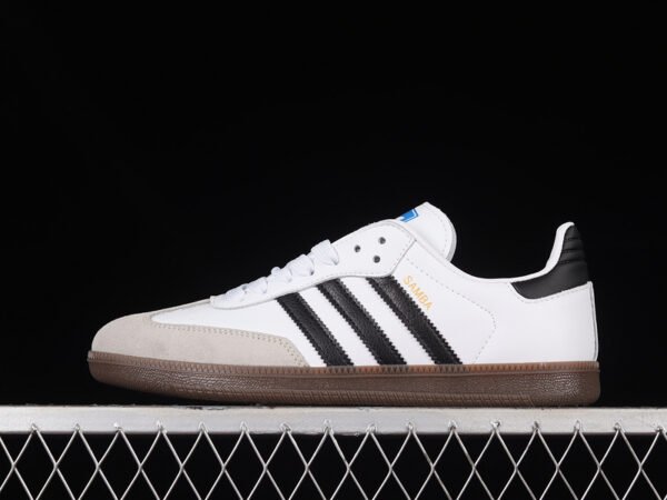 SAMBA VEGAN SHOES CLOUD WHITE_CORE BLACK_GUM