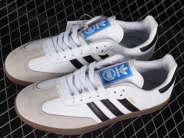 SAMBA VEGAN SHOES CLOUD WHITE_CORE BLACK_GUM