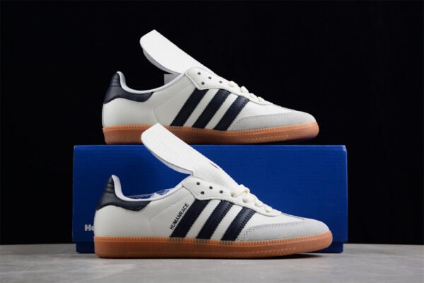 PHARRELL HUMANRACE SAMBA SHOES CLOUD WHITE_CORE BLACK_GUM