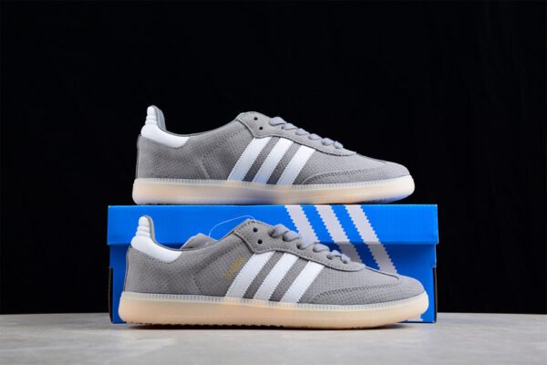 SAMBA OG SHOES GREY THREE_CORE WHITE_BLISS ORANGE