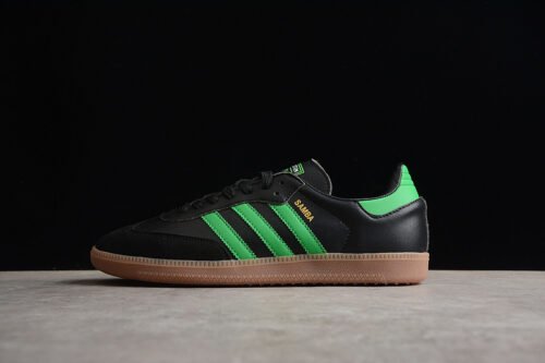 SAMBA AUSTIN FC SHOES CORE BLACK_REAL GREEN_GUM