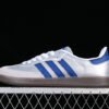 ADIDAS SAMBA VEGAN WHITE_BROWN_BLUE_SILVER