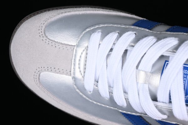 ADIDAS SAMBA VEGAN WHITE_BROWN_BLUE_SILVER