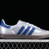 ADIDAS SAMBA VEGAN WHITE_BROWN_BLUE_SILVER