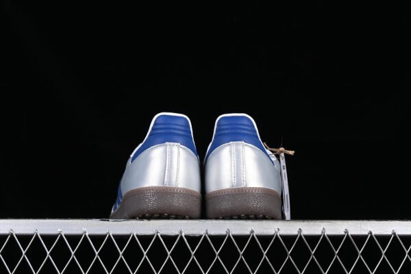 ADIDAS SAMBA VEGAN WHITE_BROWN_BLUE_SILVER