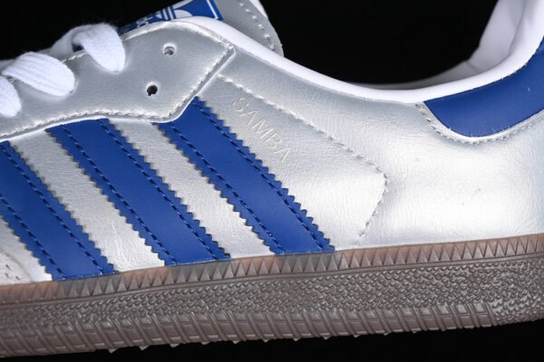 ADIDAS SAMBA VEGAN WHITE_BROWN_BLUE_SILVER