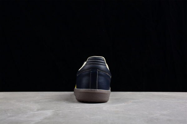 WALES BONNER SAMBA SHOES COLLEGIATE NAVY_CREAM WHITE_YELLOW