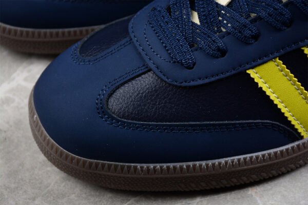 WALES BONNER SAMBA SHOES COLLEGIATE NAVY_CREAM WHITE_YELLOW