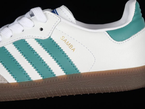 SAMBA VEGAN OG SHOES CLOUD WHITE_GREEN_GUM