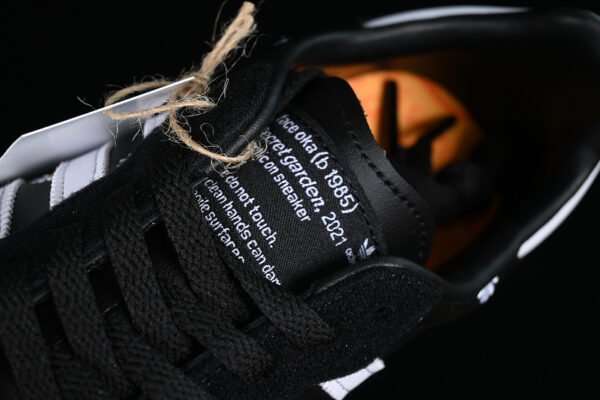 ADIDAS ATMOS X FACE X SAMBA OG EMBROIDERED DAISIES CORE BLACK_CLOUD WHITE_GOLD FOIL