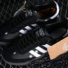 ADIDAS ATMOS X FACE X SAMBA OG EMBROIDERED DAISIES CORE BLACK_CLOUD WHITE_GOLD FOIL