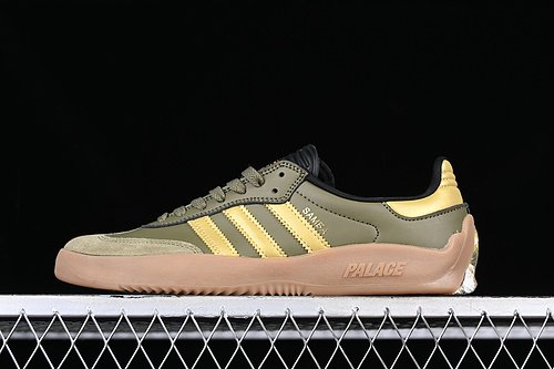 ADIDAS PALACE X PUIG SAMBA FOCUS OLIVE_METALLIC GOLD_GUM