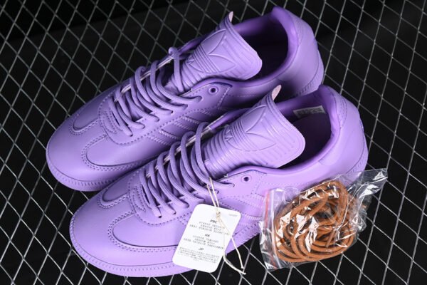 ADIDAS PHARRELL X SAMBA HUMAN RACE PURPLE_PURPLE_PURPLE