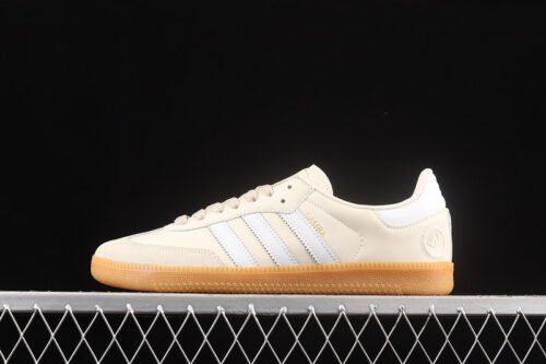 SAMBA VEGAN SHOES CLOUD WHITE_CLOUD WHITE_BROWN