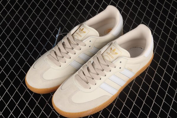 SAMBA VEGAN SHOES CLOUD WHITE_CLOUD WHITE_BROWN