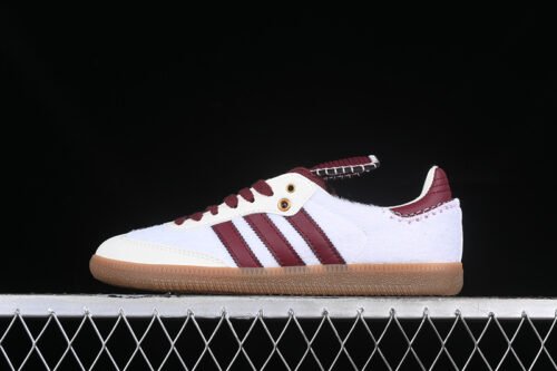 WALES BONNER SAMBA PONY CREAM WHITE_MYSTERY BROWN_CREAM WHITE