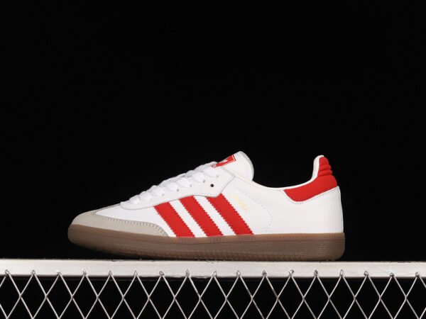 SAMBA VEGAN OG FOOTWEAR WHITE_SCARLET_GUM