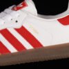 SAMBA VEGAN OG FOOTWEAR WHITE_SCARLET_GUM