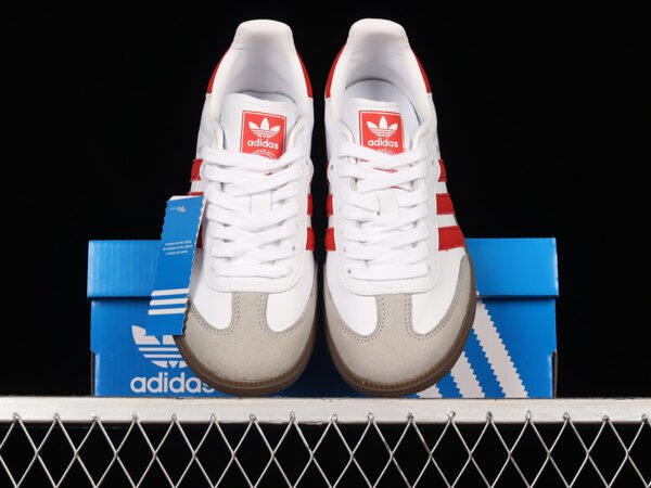 SAMBA VEGAN OG FOOTWEAR WHITE_SCARLET_GUM