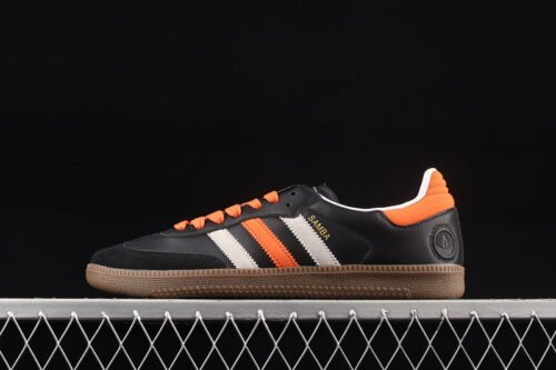 SAMBA VEGAN SHOES CORE BLACK_ORANGE_CLOUD WHITE