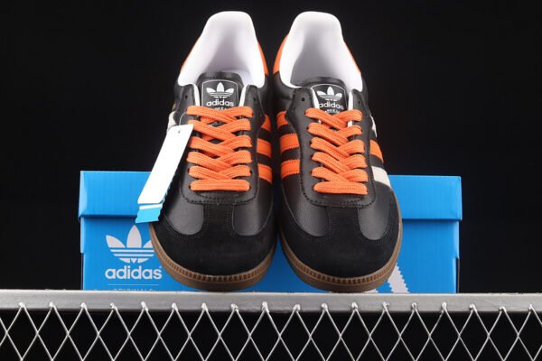 SAMBA VEGAN SHOES CORE BLACK_ORANGE_CLOUD WHITE