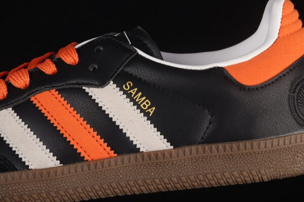 SAMBA VEGAN SHOES CORE BLACK_ORANGE_CLOUD WHITE