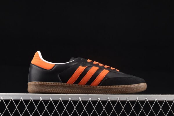 SAMBA VEGAN SHOES CORE BLACK_ORANGE_CLOUD WHITE