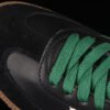 SAMBA VEGAN SHOES CORE BLACK_CLOUD WHITE_GREEN