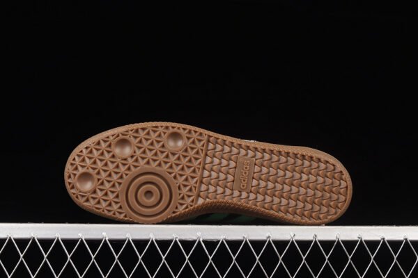 SAMBA VEGAN SHOES CORE BLACK_CLOUD WHITE_GREEN