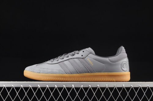 SAMBA VEGAN SHOES DARK GREY_BROWN_WHITE