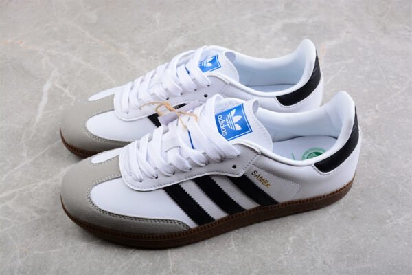 SAMBA VEGAN SHOES CLOUD WHITE_CORE BLACK_GUM