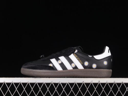 ATMOS X FACE X SAMBA OG EMBROIDERED DAISIES CORE BLACK_CLOUD WHITE_GOLD FOIL