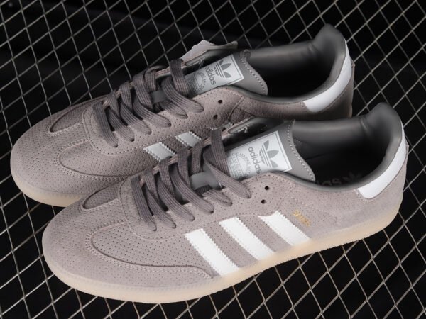 SAMBA OG SHOES GREY THREE_CORE WHITE_BLISS ORANGE